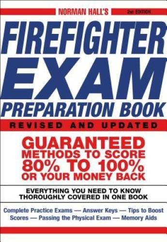 Norman Hall&rsquo;s Firefighter Exam Preparation Book – Paperback – GOOD