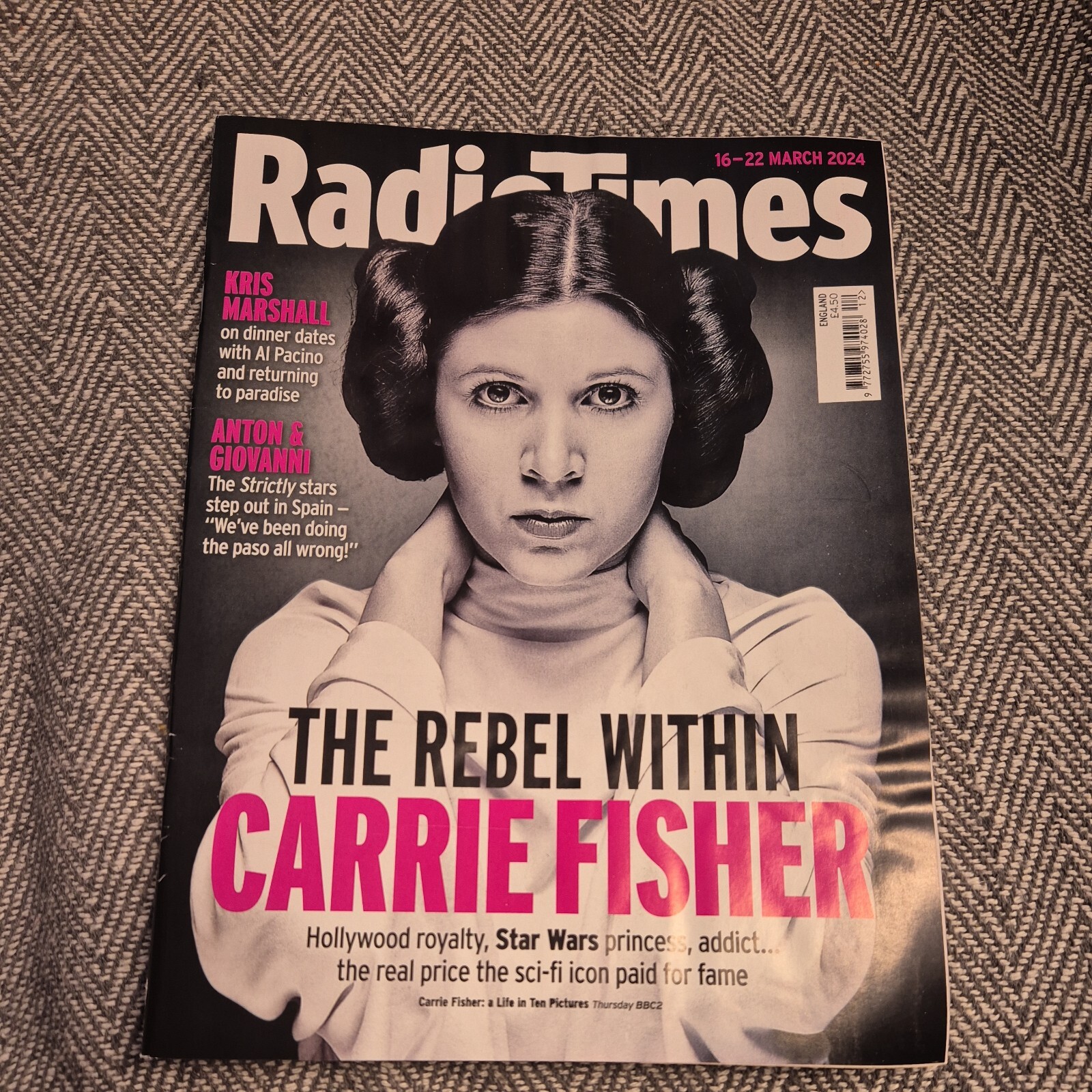 Radiotimes March 16 – 22/2024 Carrie Fisher Kris Marshall Lily Allen Miquita Oli