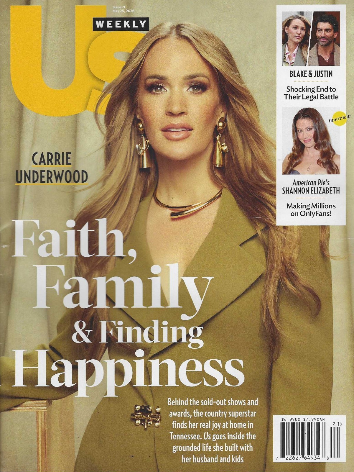US Weekly Magazine May 25th 2026 Carrie Underwood
