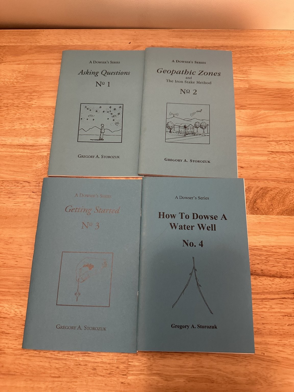 A Dowser&rsquo;s Series Gregory A. Storozuk Dowsing Guides Pamphlets Set 1-4