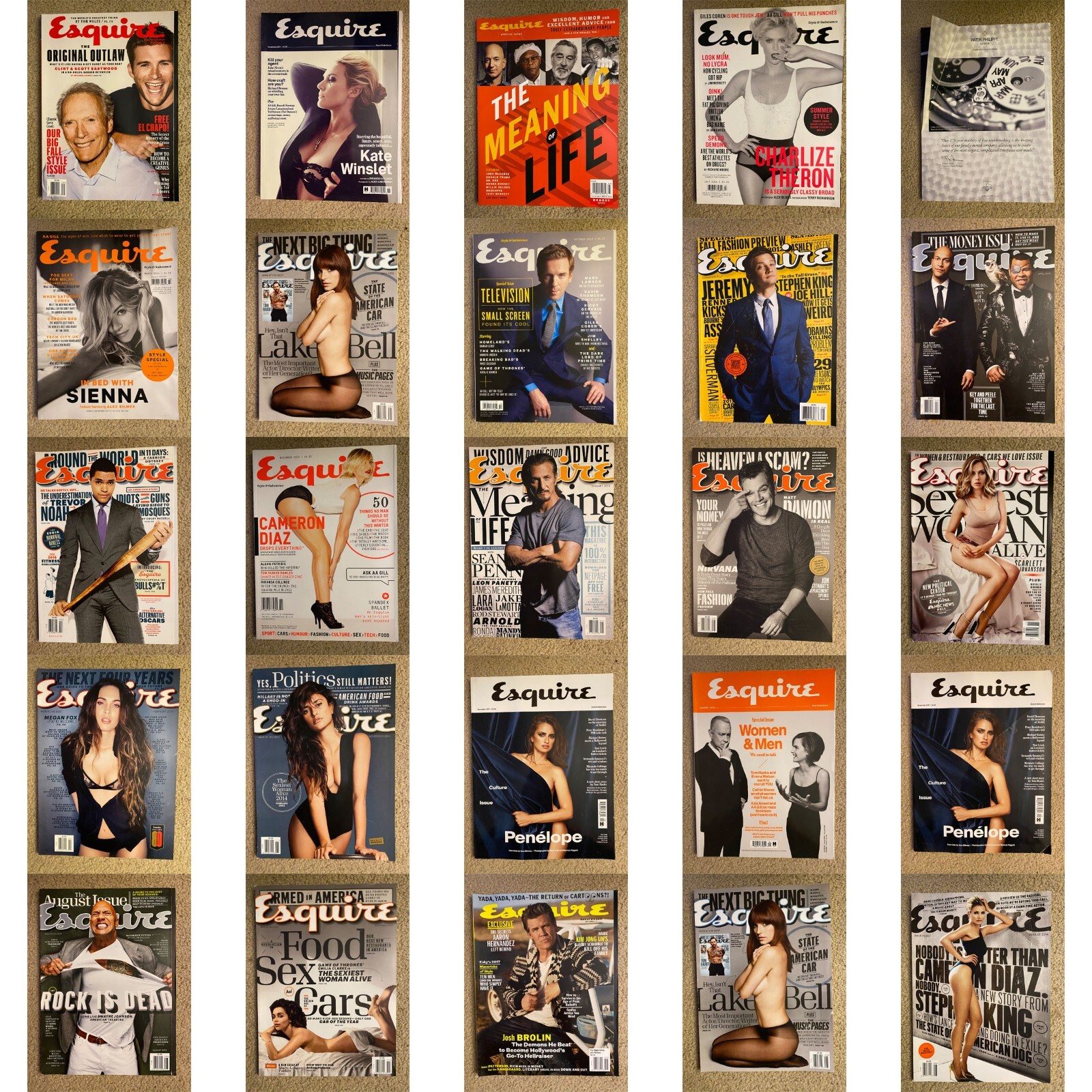 NEW Magazine: Esquire: YOU CHOOSE: men&rsquo;s interest politics fashion celebrity