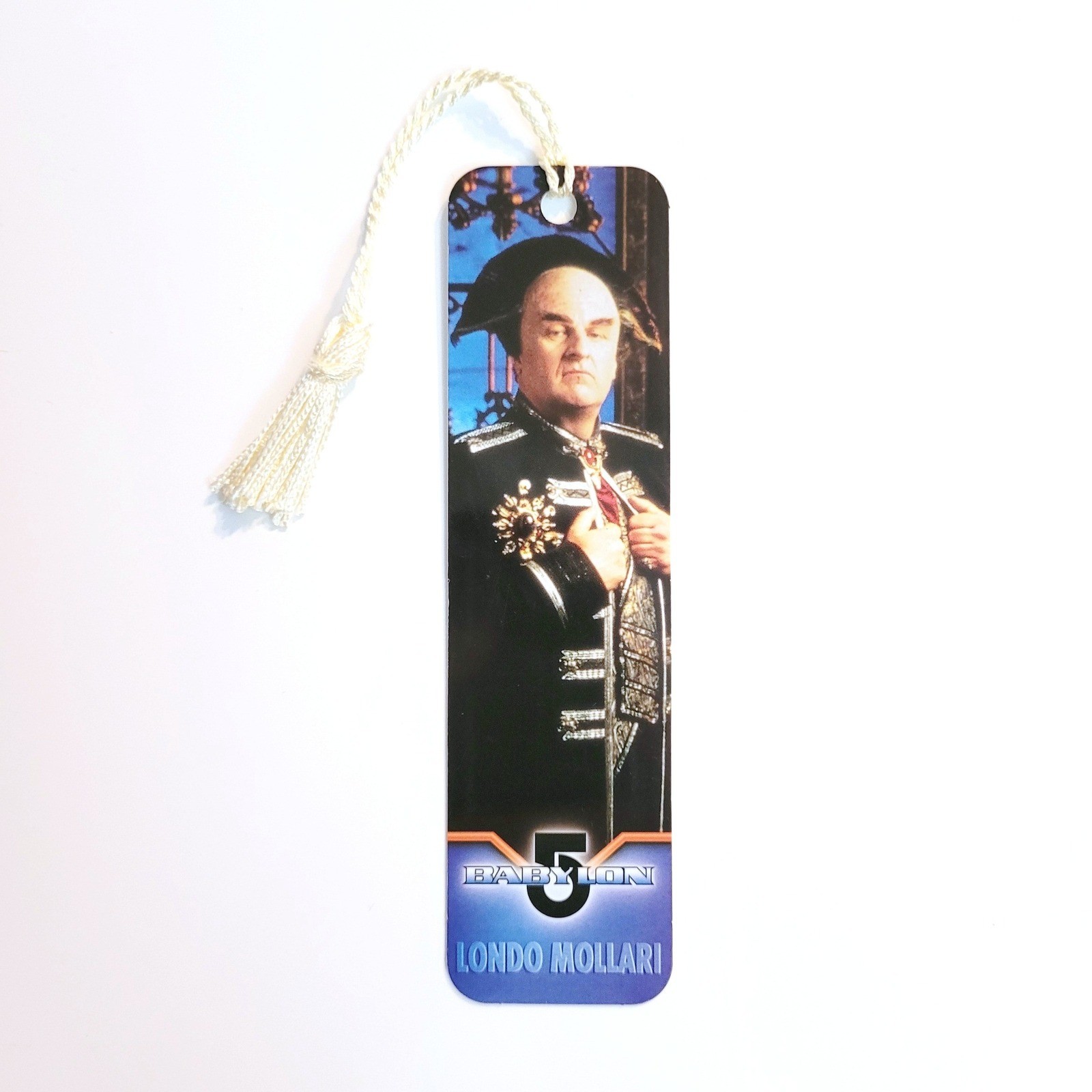 Vintage 90s Londo Mollari Bookmark- Babylon 5 -Gathering- 1997 Antioch KBO-13927
