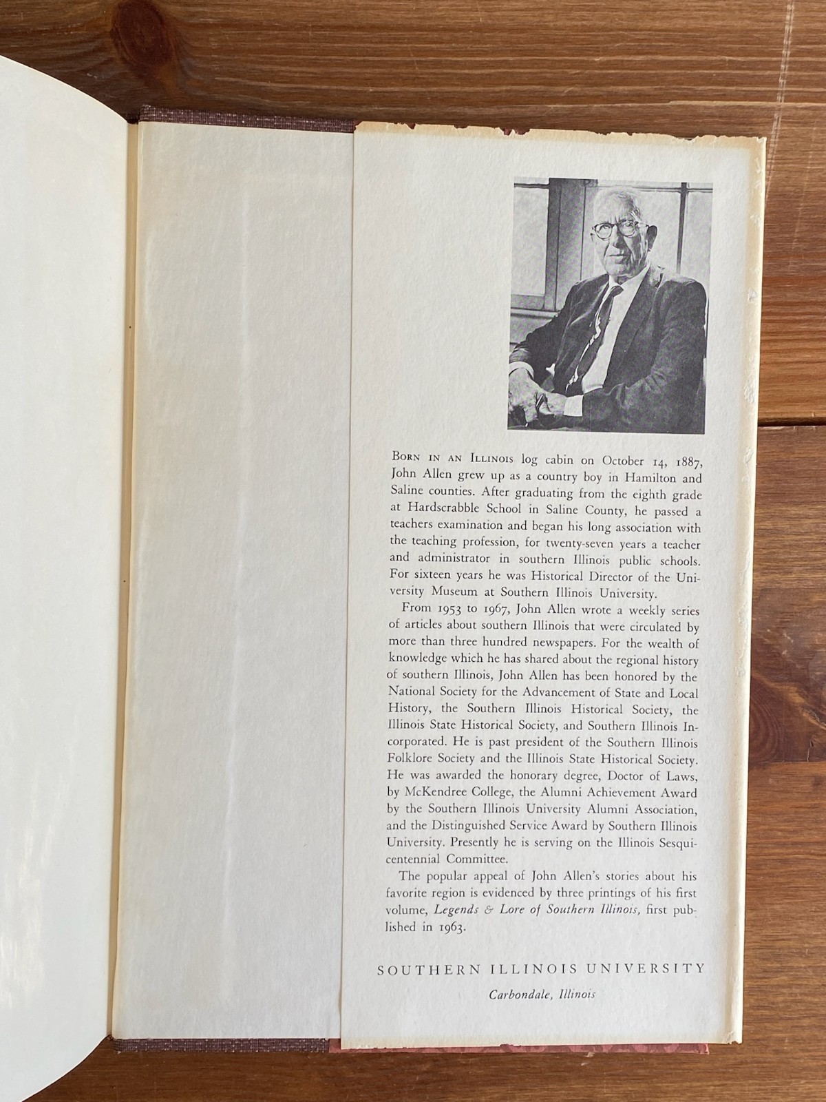 Southern Illinois History ~ It Happened in Southern Illinois ~ Allen HC 1968📌