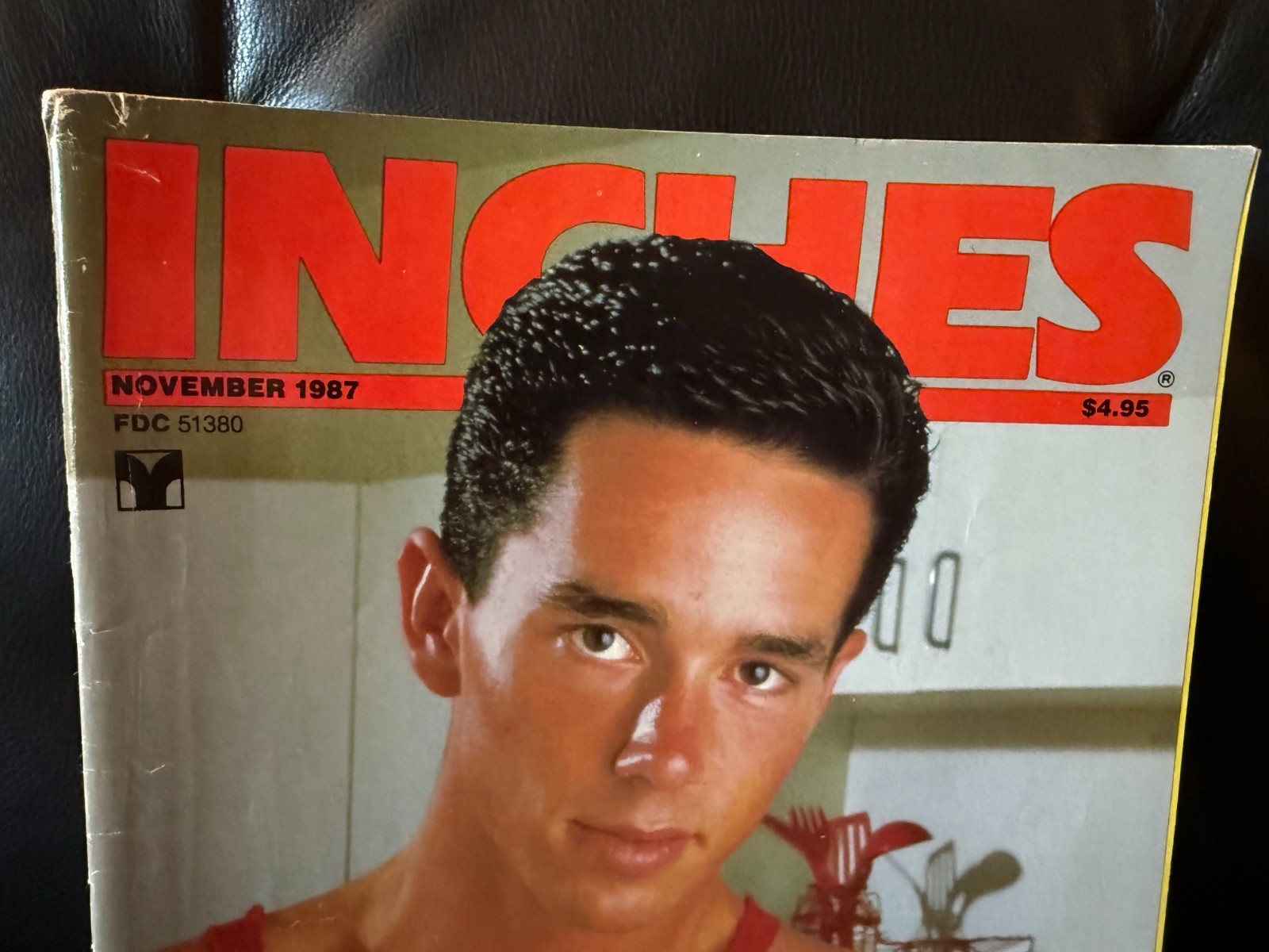 Inches Magazine 11/87 vintage gay interest male pinups Lou Cass
