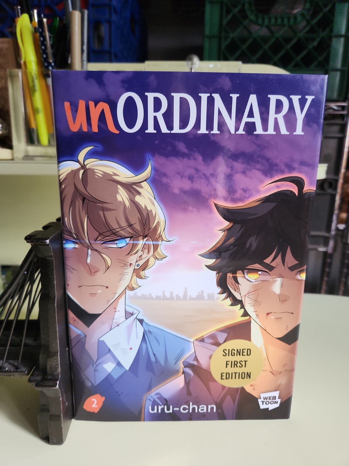 FIRST EDITION UNORDINARY SIGNED BY AUTHOR URU-CHAN HC COLLECTIBLE COMIC BOOK F3