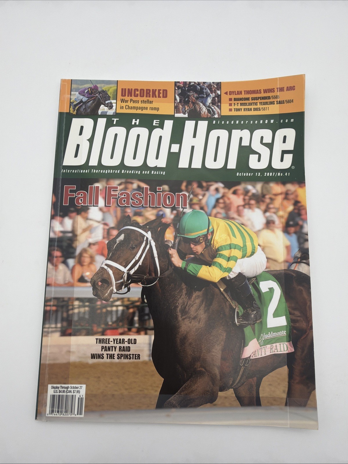 The Blood-Horse Magazine October 13, 2007 / Silky Smooth