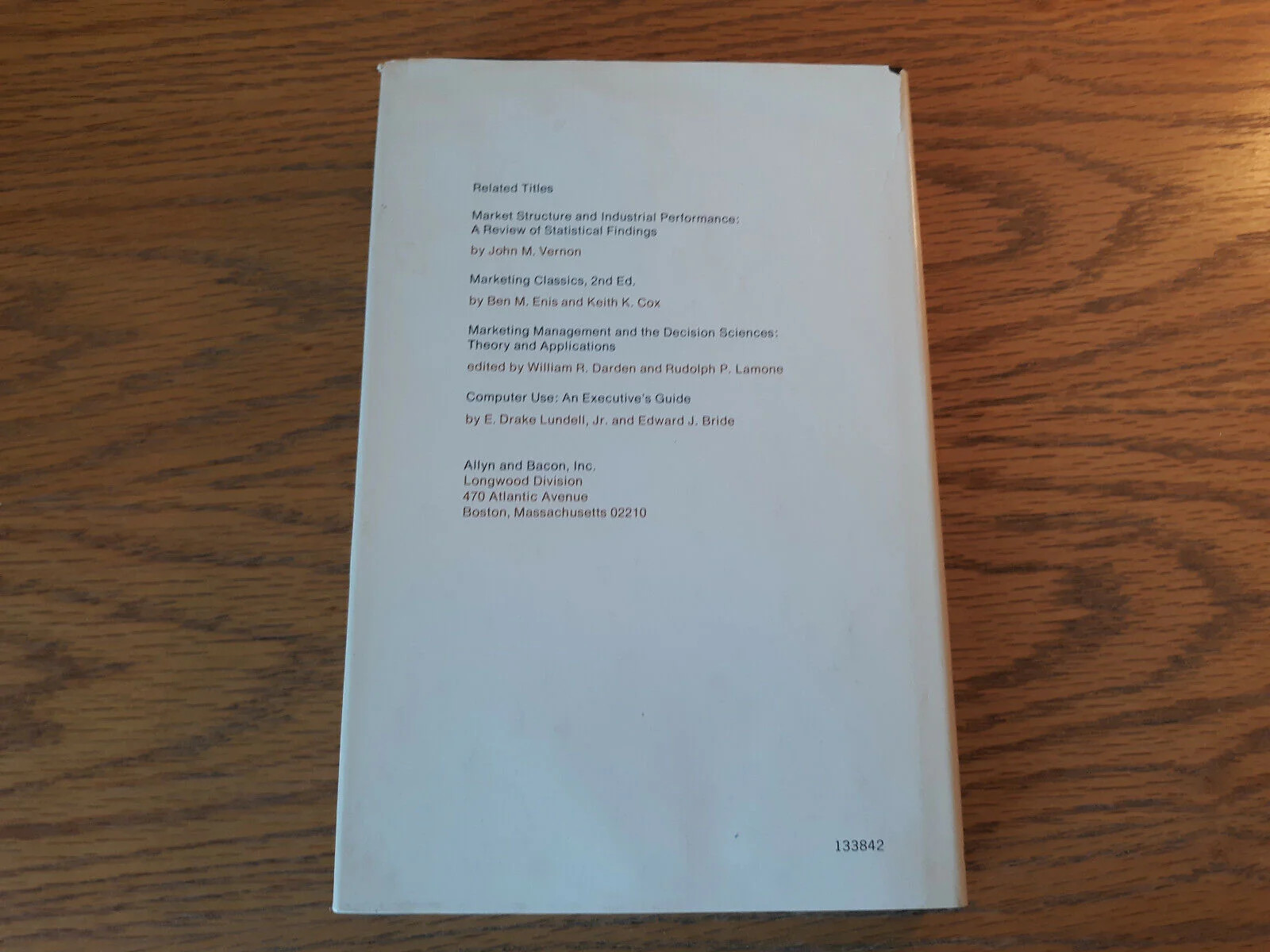 Consumer Behavior John U Farley 1974 Hardcover Dust Jacket Allyn & Bacon