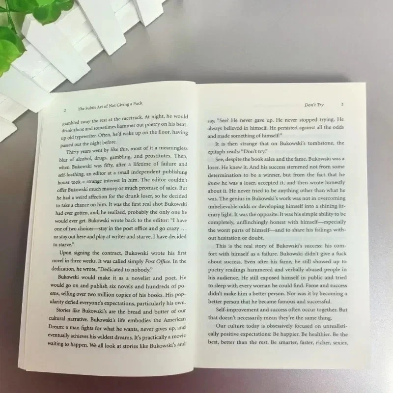 New « The Subtle Art Of Not Giving A F Mark Manson  » Stress Relief Book
