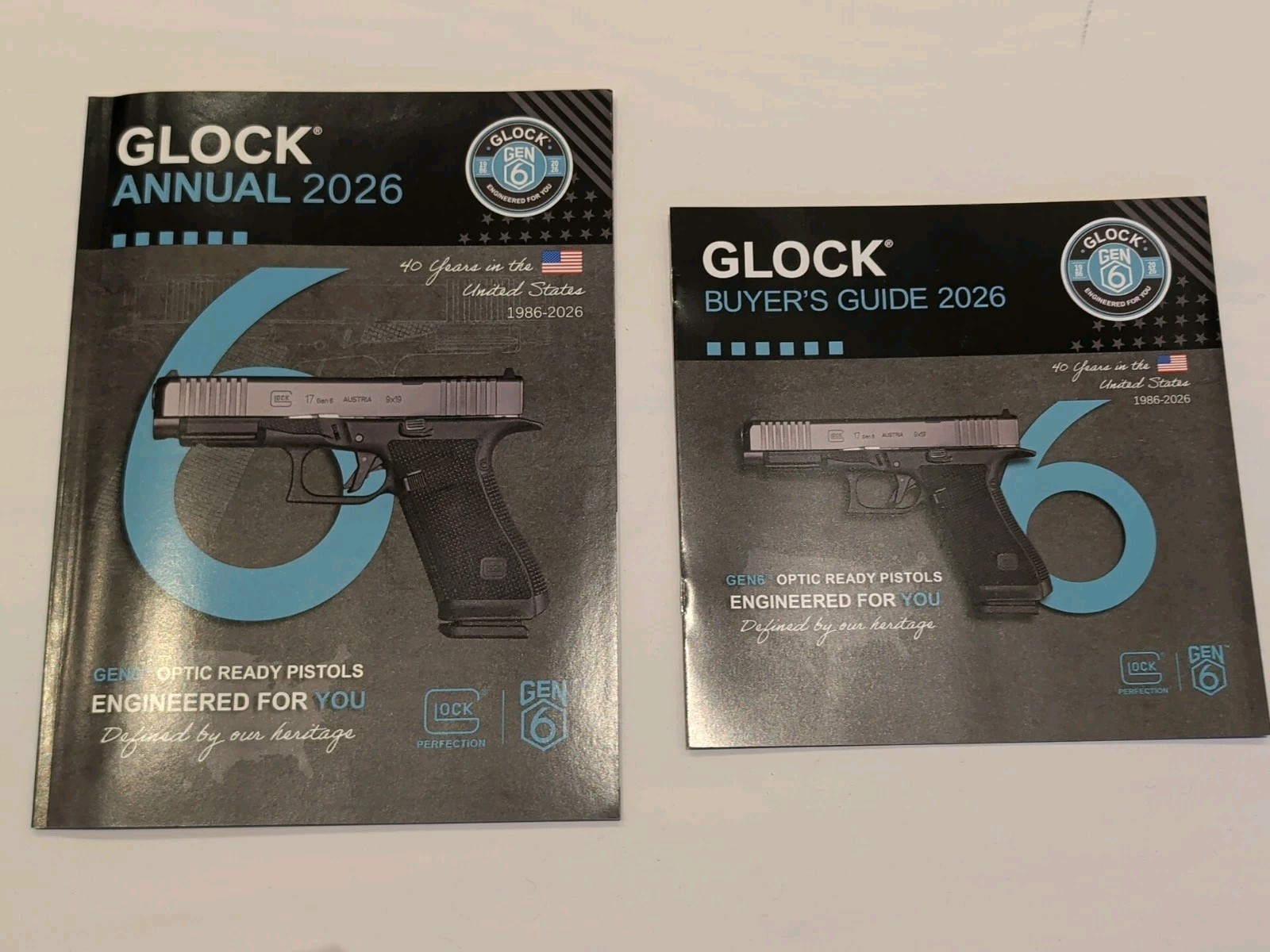 GLOCK 2026 Annual Magazine & 2026 Buyer&rsquo;s Guide (Lot of 2) SHOT SHOW 2026