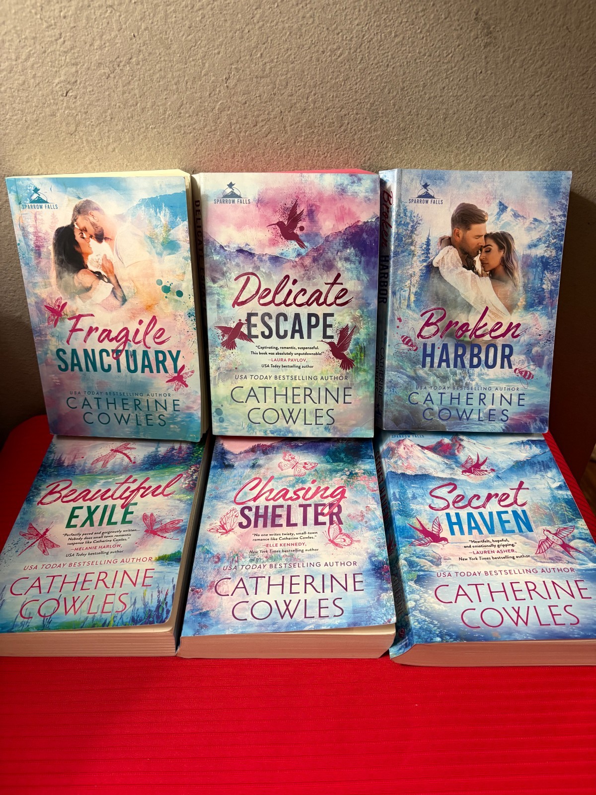 SPARROW FALLS Complete 6-Book Lot, Cathrine Cowles, Trade Paperback