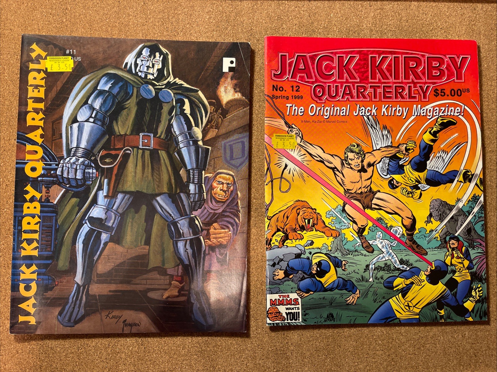 The Jack Kirby Quarterly #11 & 12 G to VG 1998 US Doctor Doom Cover