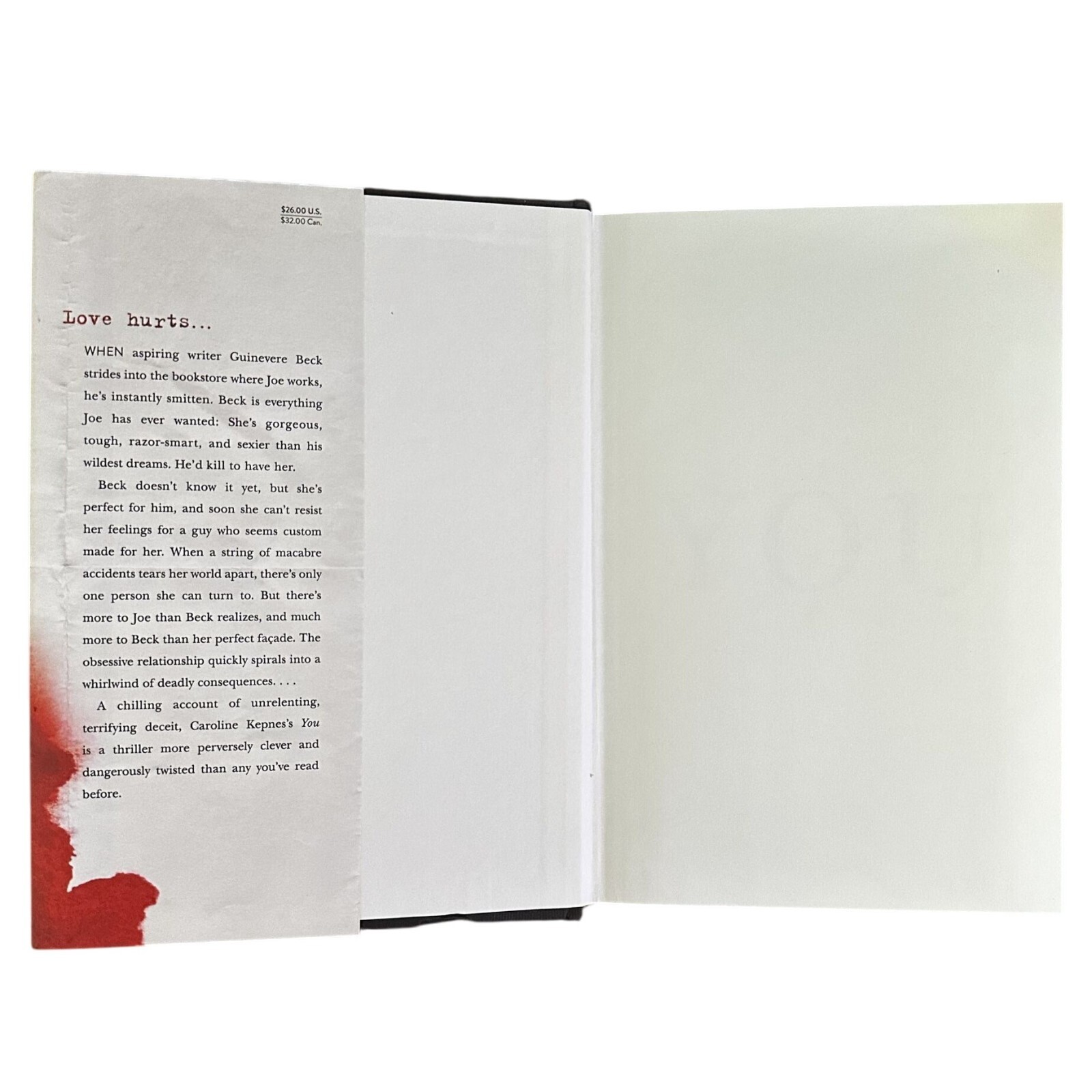 You A Novel 1st Edition Hardcover First Edition 1st Printing 2014 Kepnes Rare
