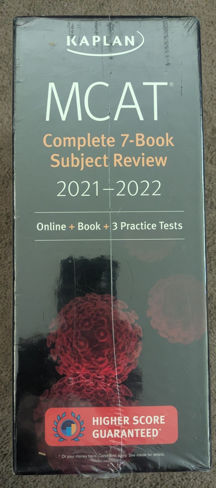 MCAT Complete 7-Book Subject Review 2021-2022 Kaplan Test Prep Sealed
