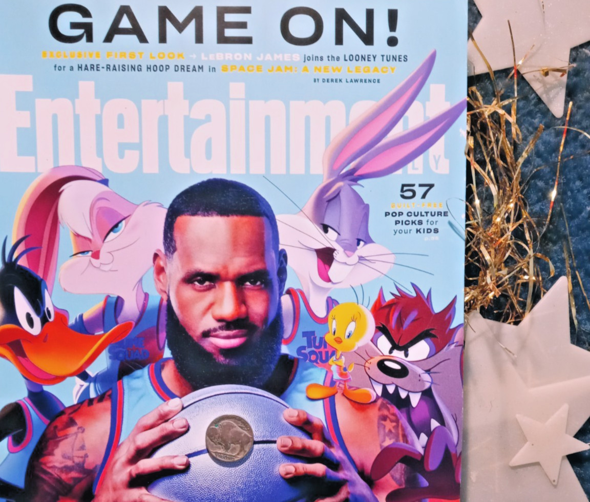 Entertainment Weekly April 2021 Lebron James Joins The Looney Tunes