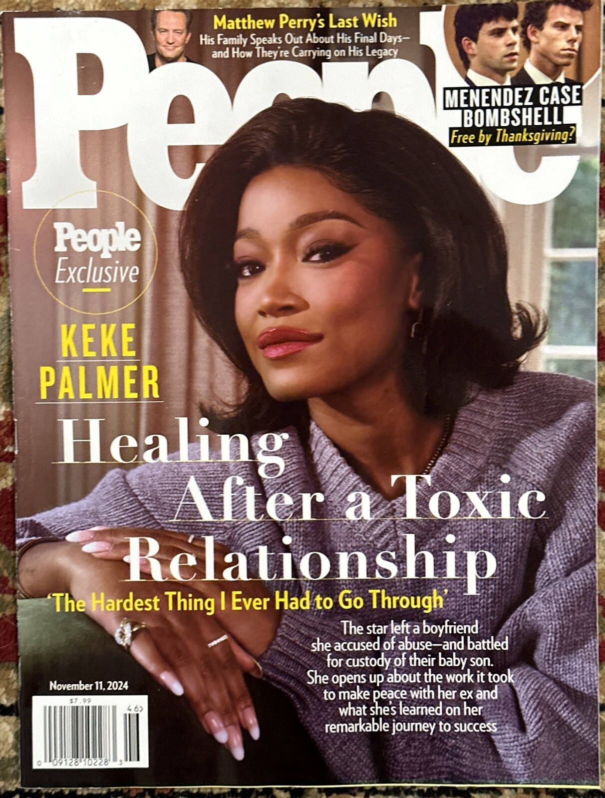People Magazine November 11 th 2024 Keke Palmer Healing After A Toxic Relationsh