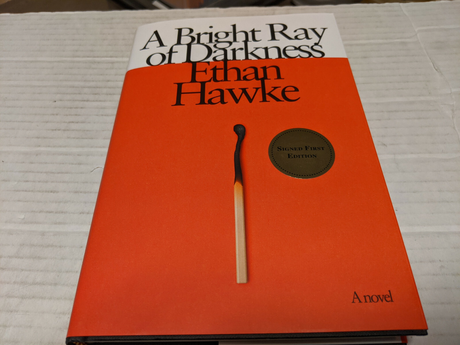 A Bright Ray of Darkness by Ethan Hawke (2021, Hardcover) SIGNED FIRST EDITION