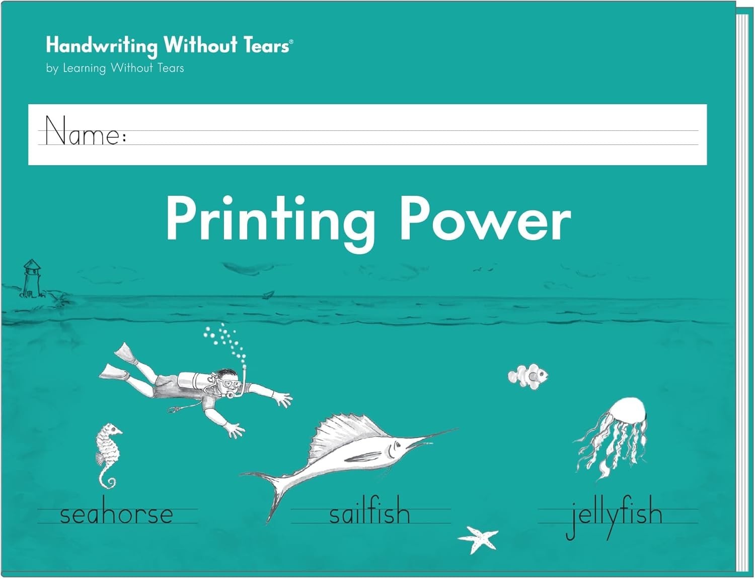 Printing Power, Student Workbook, Age 7+, 2nd Grade+, Handwriting Practice, W…
