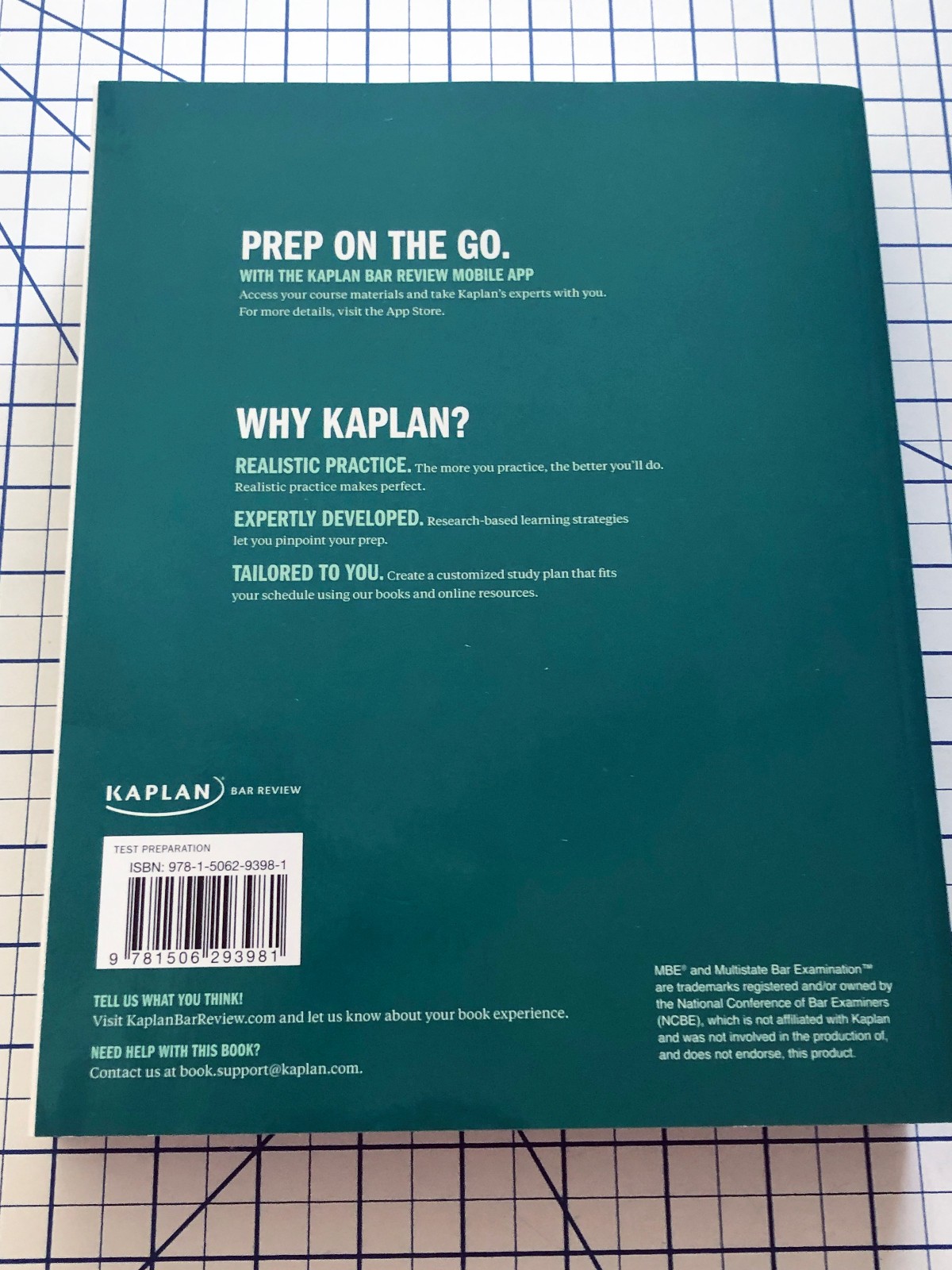 2024 – 2025 Kaplan Bar Review Multistate Bar Exam MBE Subjects Outline Materials