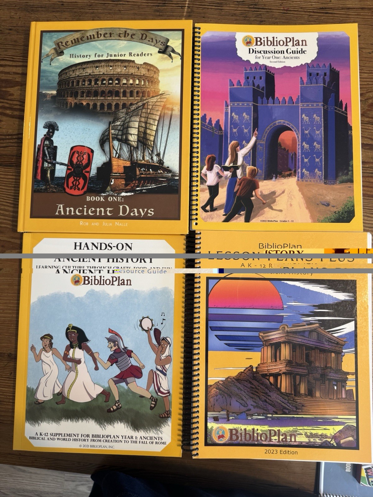 Biblio Plan Companion, Year One: A Text for Ancient History student/teacher