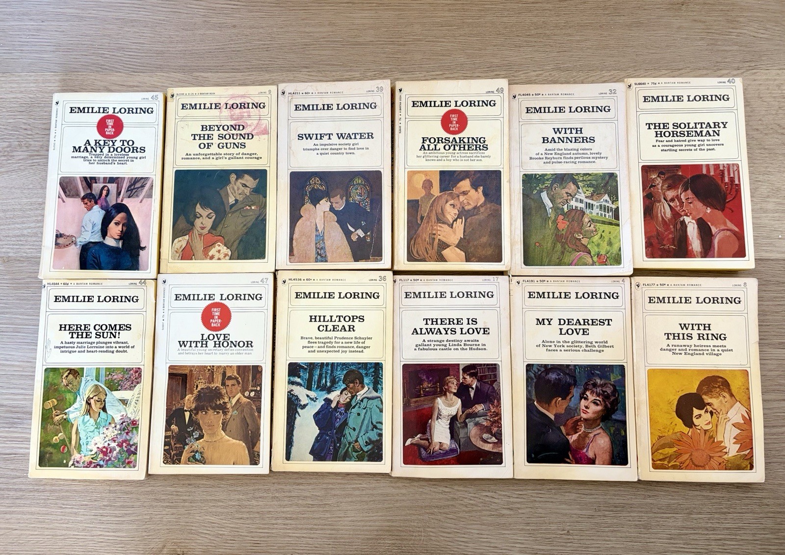 Vintage Romance PB Lot of 12 by Emilie Loring