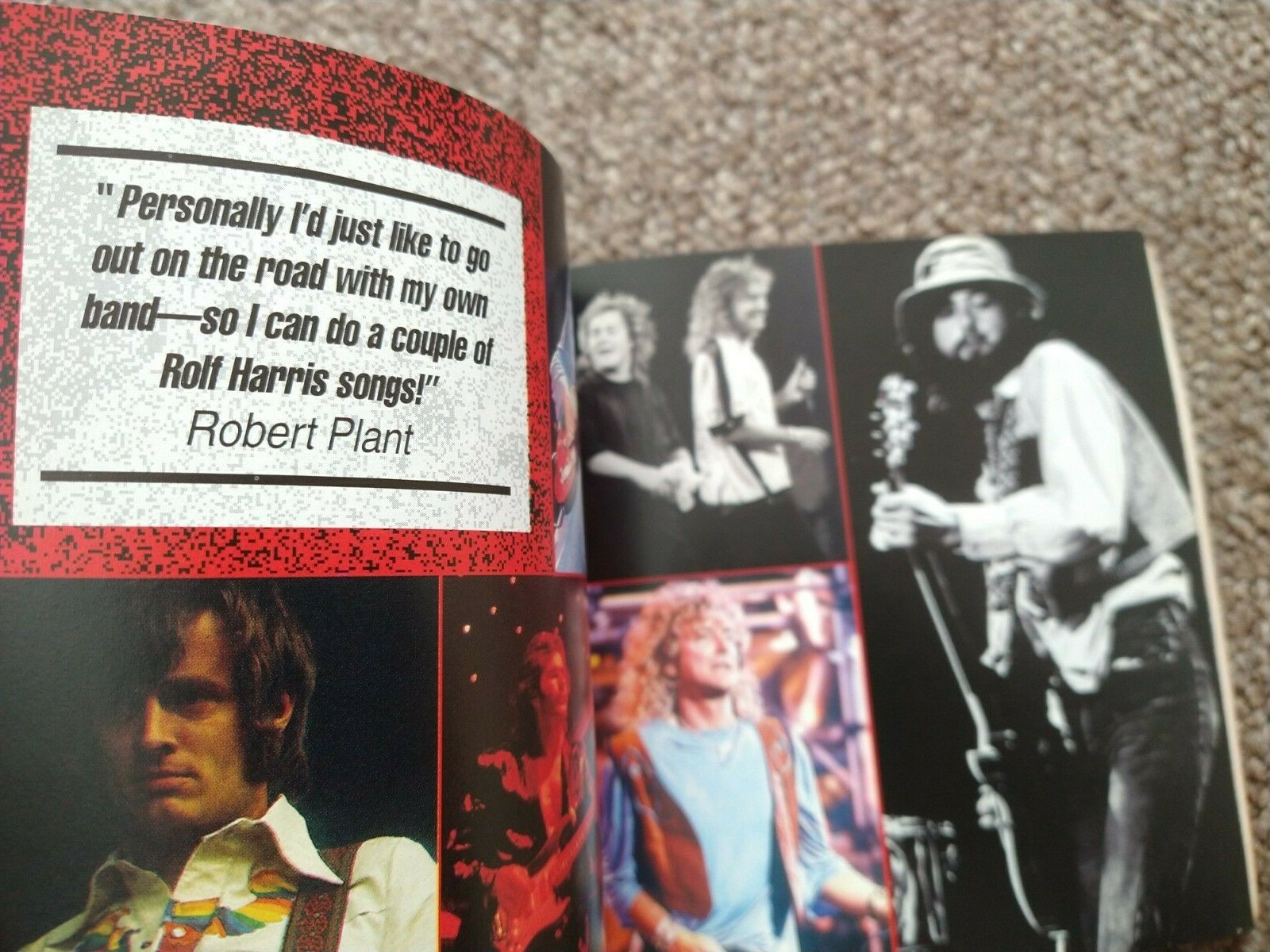 LED ZEPPELIN Collectable CD Sz format Book by Chris Welch w/ Color Illustrations