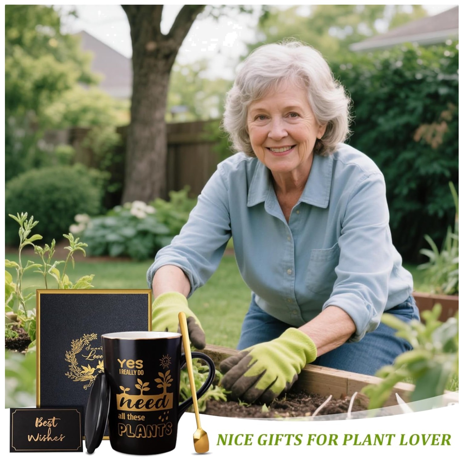 Stylish Plant Lover Mug Set 14oz