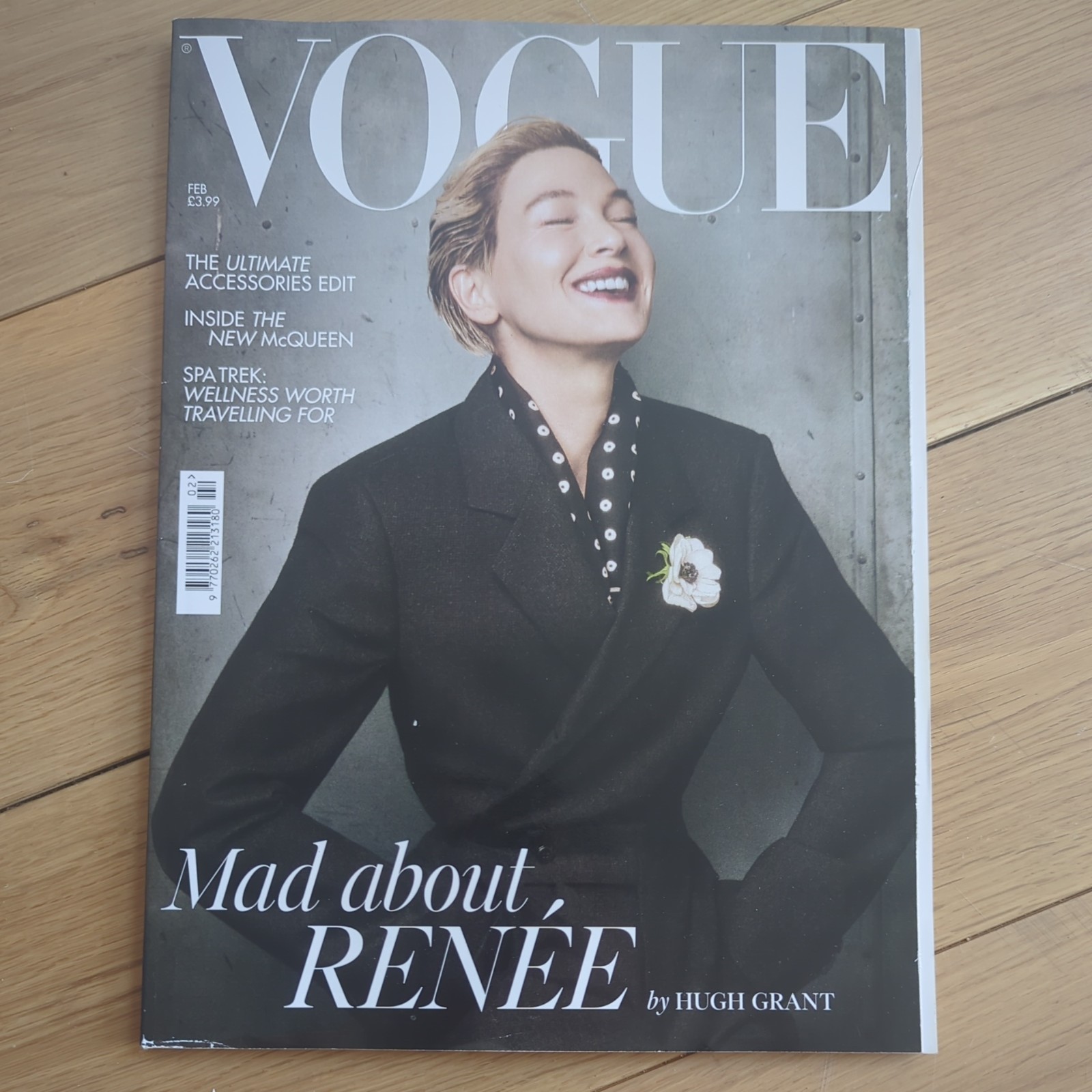 Vogue Magazine February 2025 UK British Issue Renee Zellweger