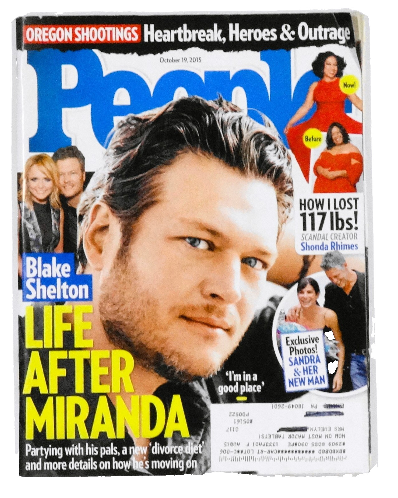 PEOPLE Magazine October 19 2015 Blake Shelton Life after Miranda – Shonda Rhimes