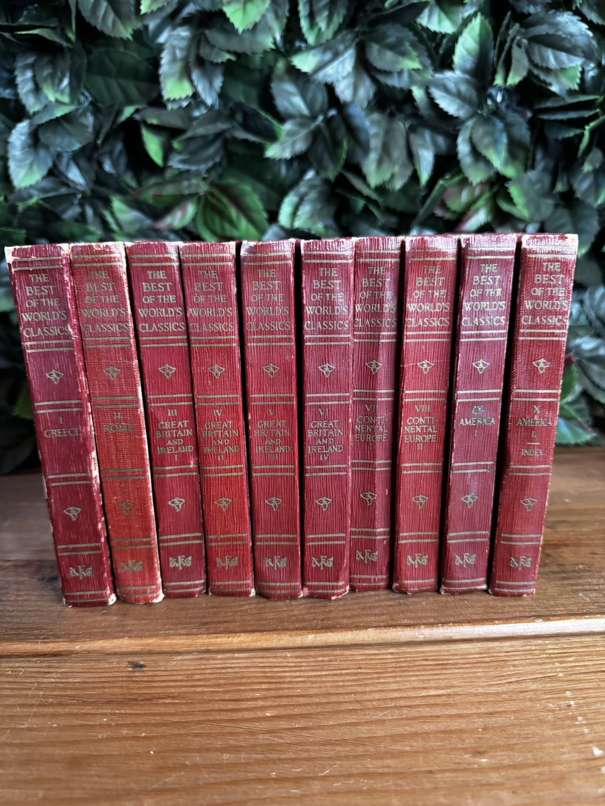 1909 Best Of The World’s Classics Complete 10 Vol Set Henry Cabot Lodge Antique