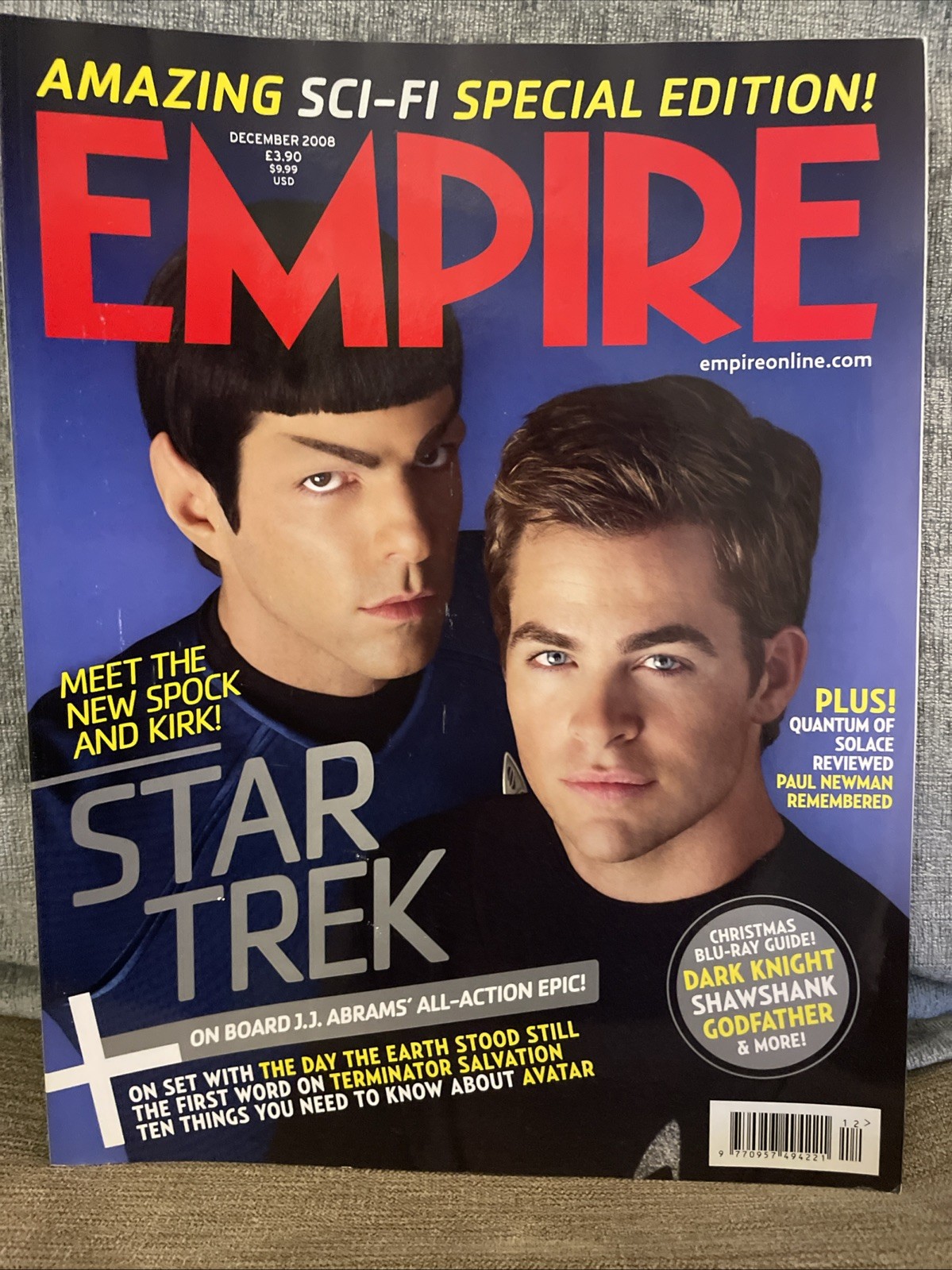 Empire Magazine #234 December 2008 Star Trek Chris Pine Zachary Quinto JJ Abrams