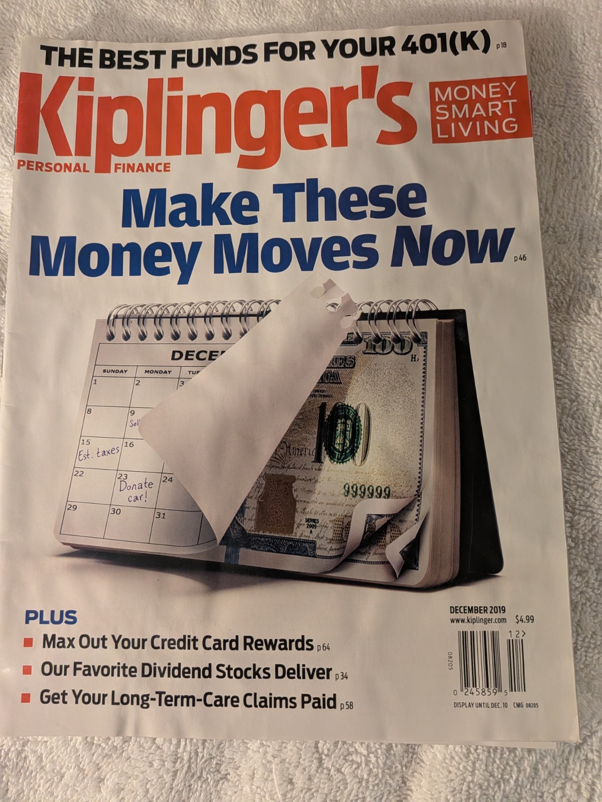 Lot Of 5 Kiplinger Personal Finance Magazines Oct 2019-to- Feb 2020