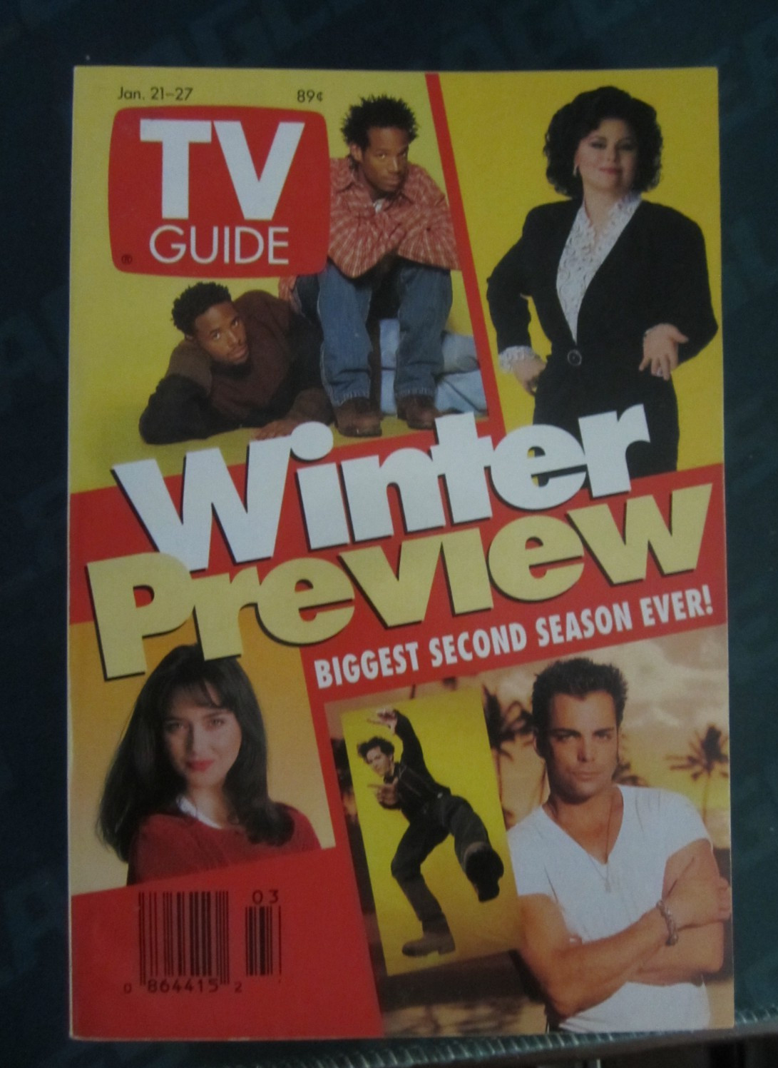 TV Guide June 1995 Richard Grieco Delta Burke New York Metro No Label