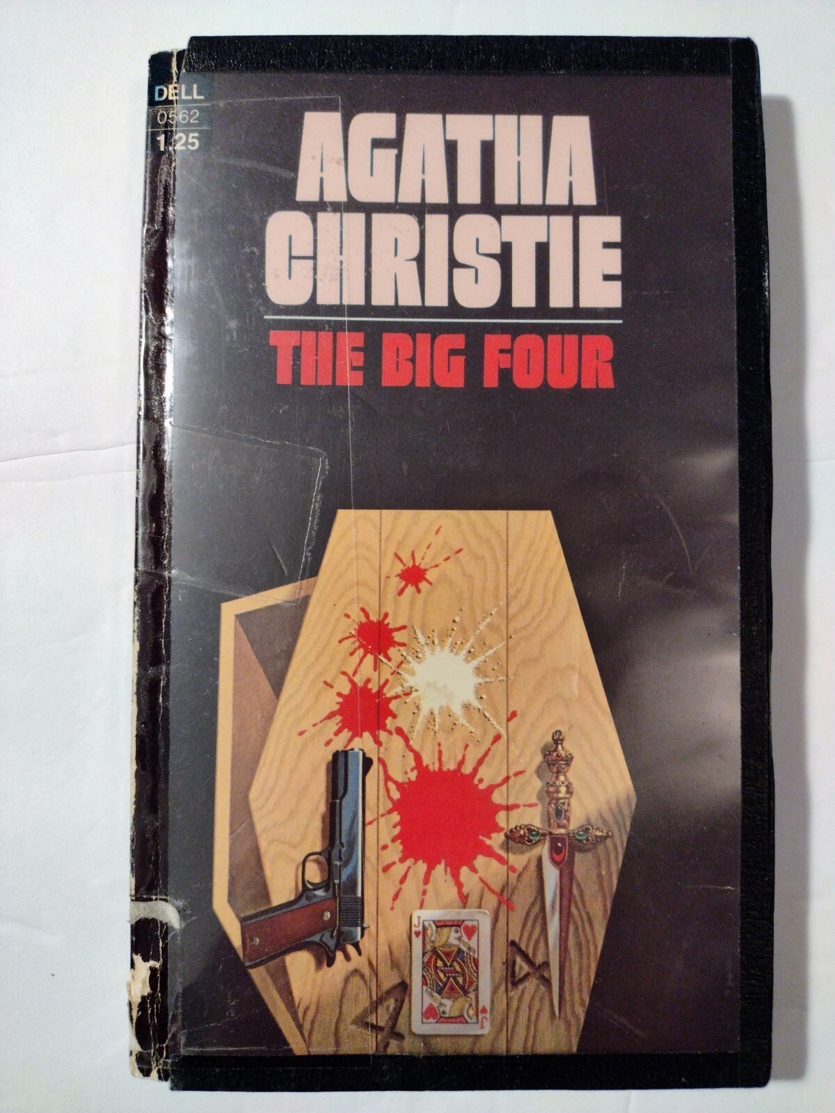 The Big Four by Agatha Christie 4.25×7 Dell Paperback 1975 edition Good