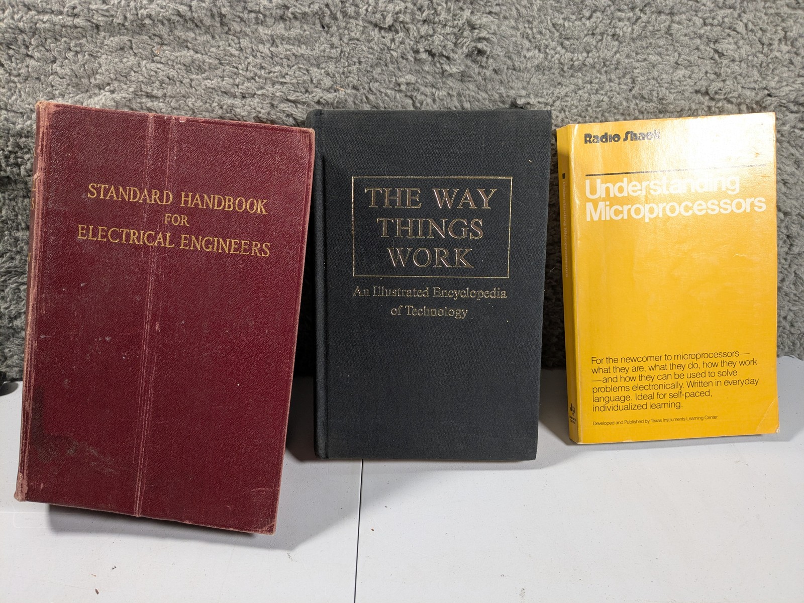 Lot (3) Books Vtg Electrical Engineering Microprocessors Technology Reference