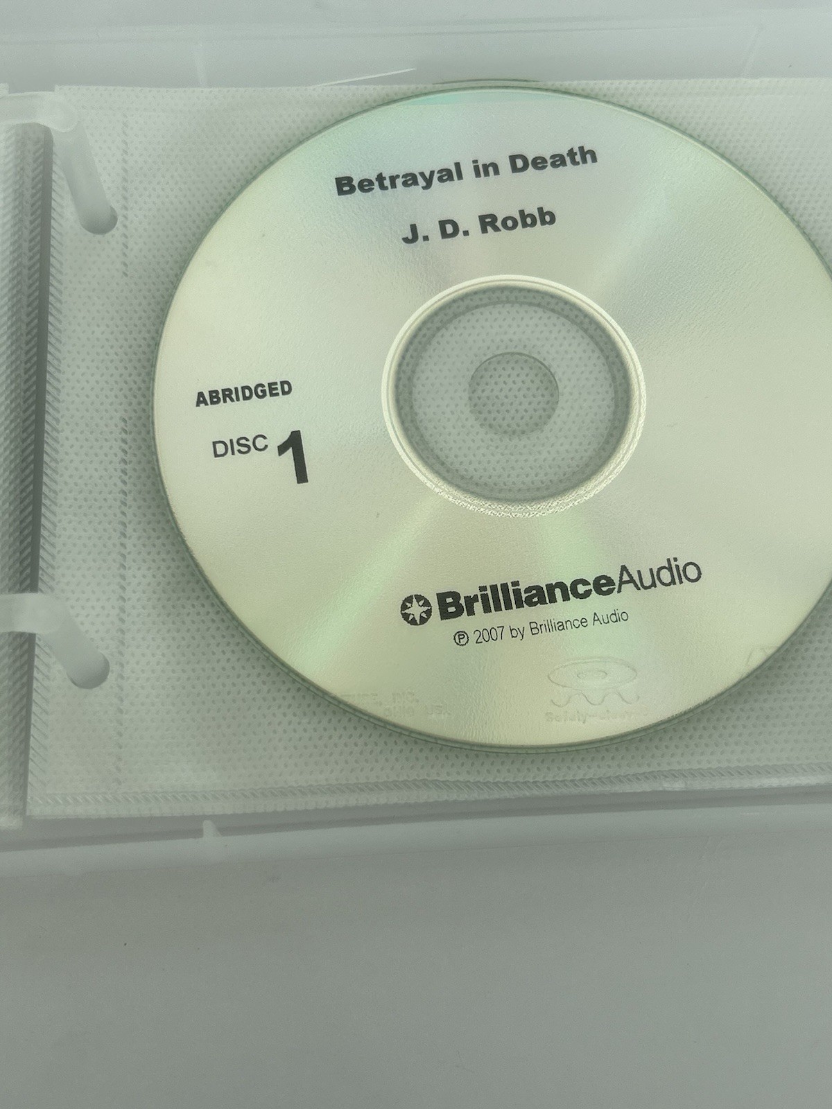 J D Robb CD Collection 4 In Death Series Witness Judgement and Betrayal