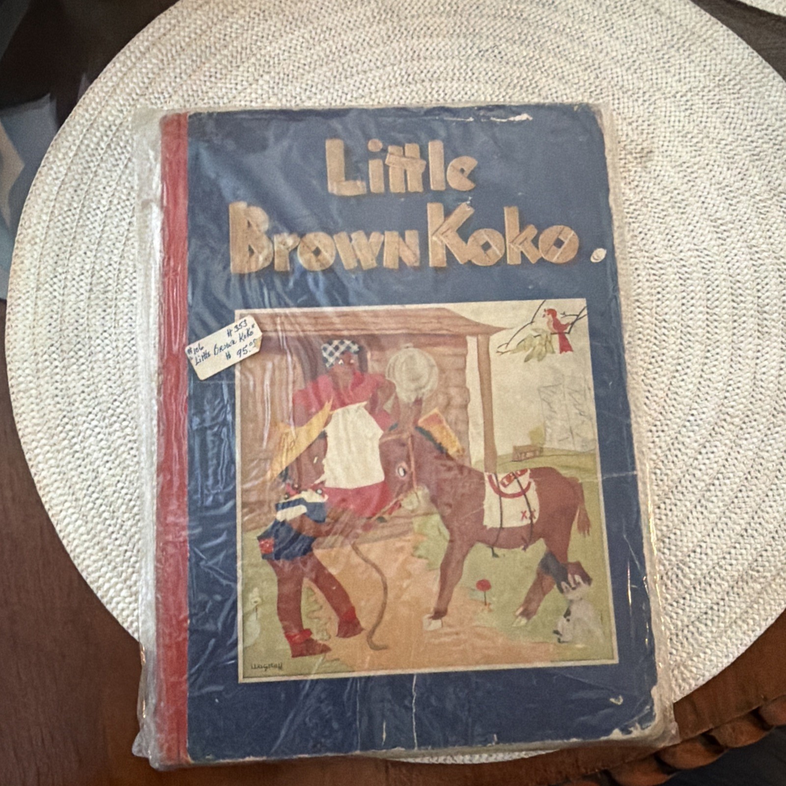 Vintage 1940 Little Brown Koko by Blanche Seale Hunt 1st Edition Children&rsquo;s Book