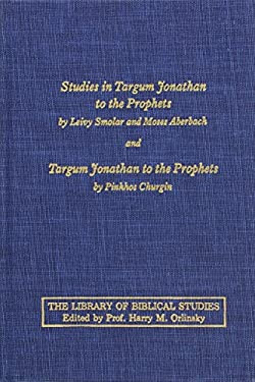 Studies in Targum Jonathan to the Prophets Hardcover