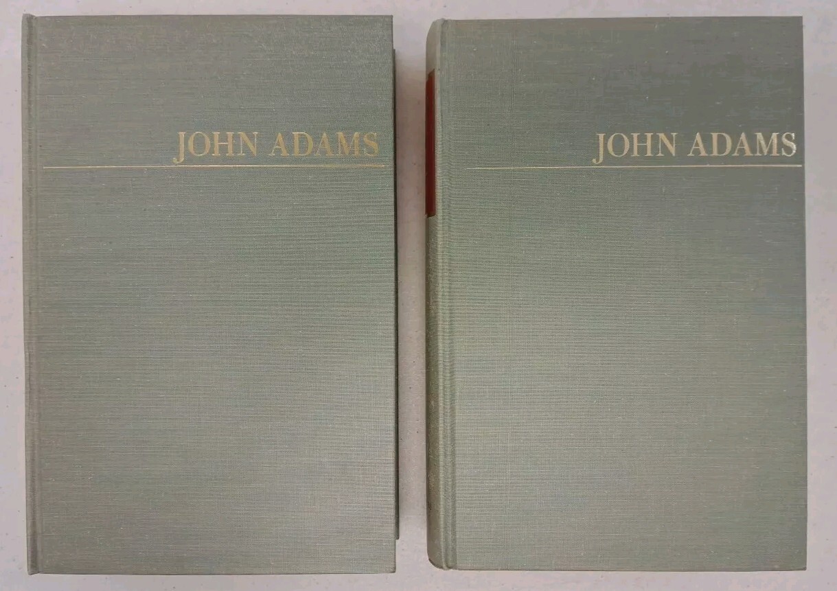 VINTAGE 1962 First Edition Hardcovers JOHN ADAMS Volumes 1 & 2