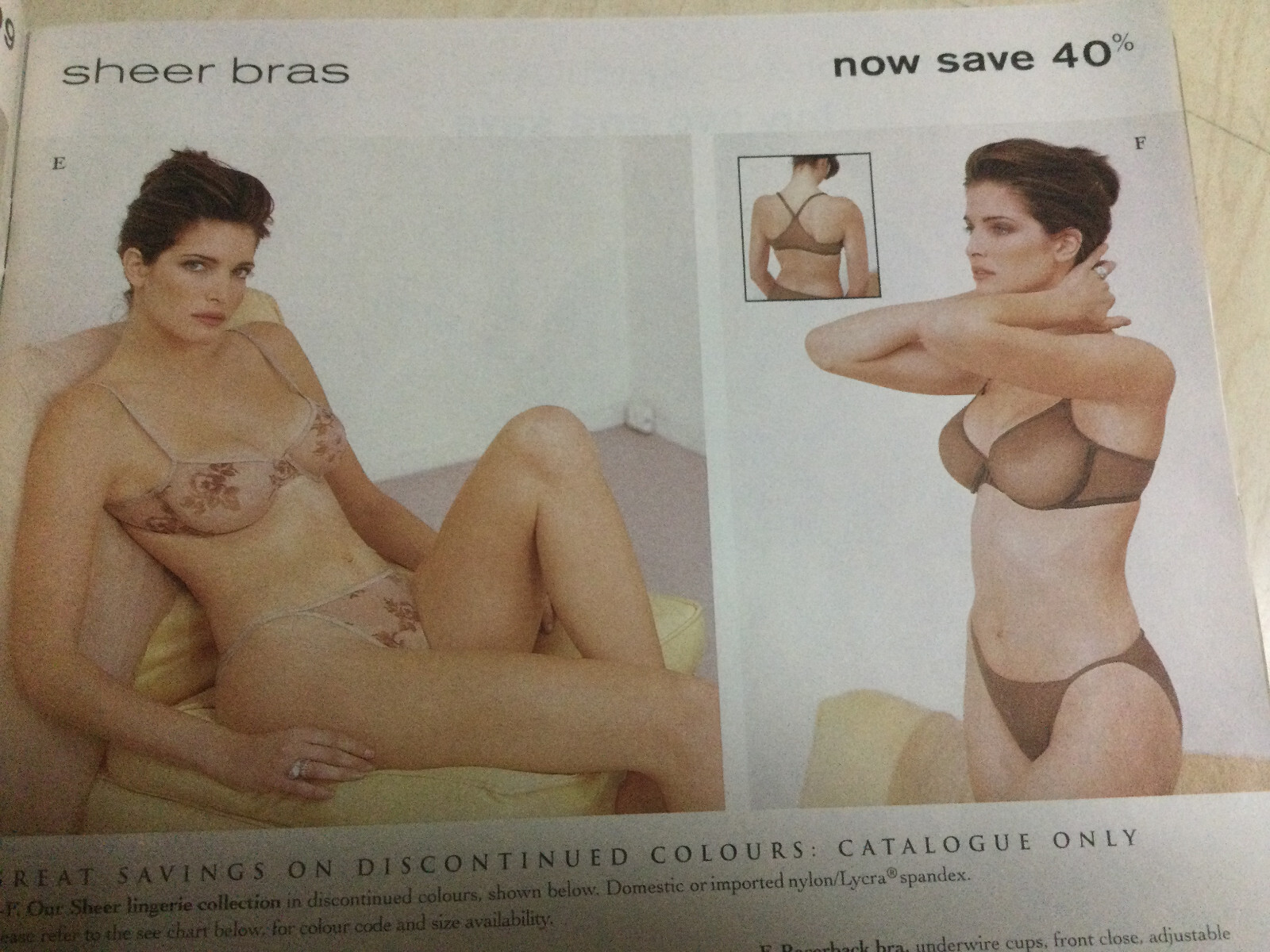 Victoria&rsquo;s Secret 1998 March Sale #2 sexy Lingerie + order form intact 102 pages