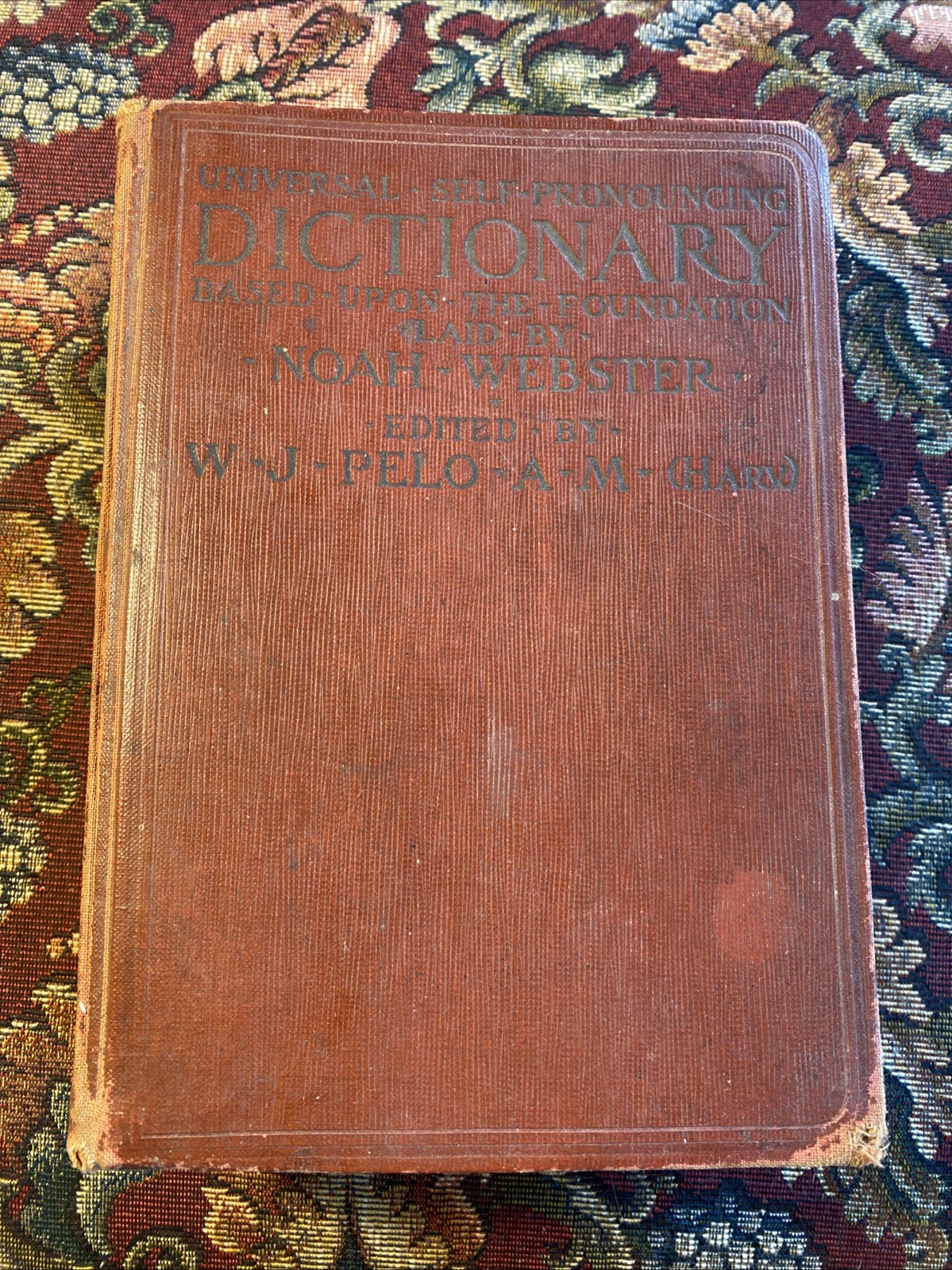 New Universal Self-pronouncing Dictionary English Language 1934 HC