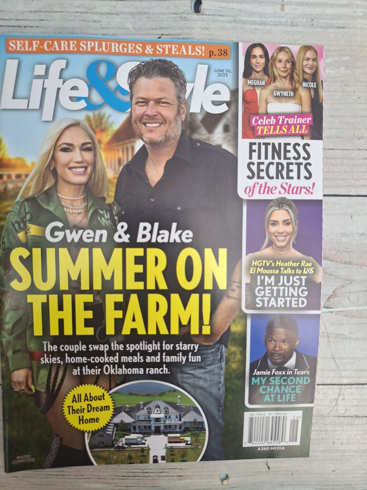 Life & Style June 30 2025 Magazine Gwen & Blake Jamie Fox Nicole Fitness