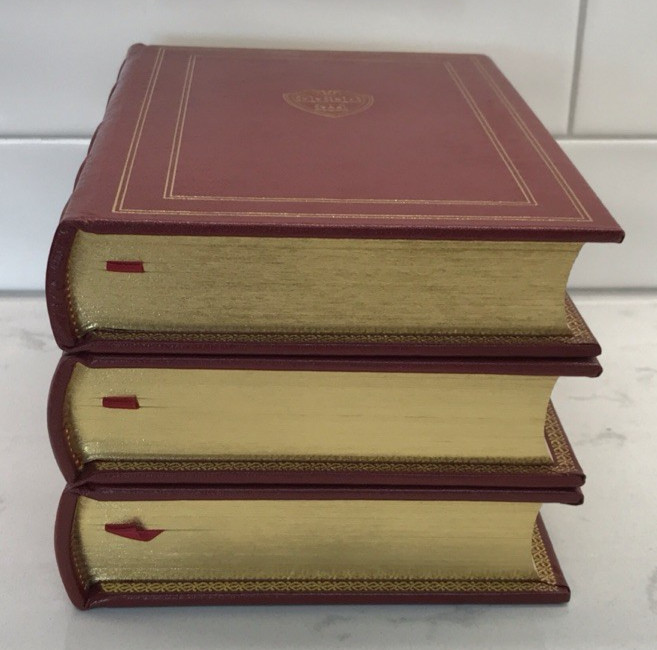 Easton Press Harvard Classics Millennium Ed English Poetry 3 Volume Set 1-3
