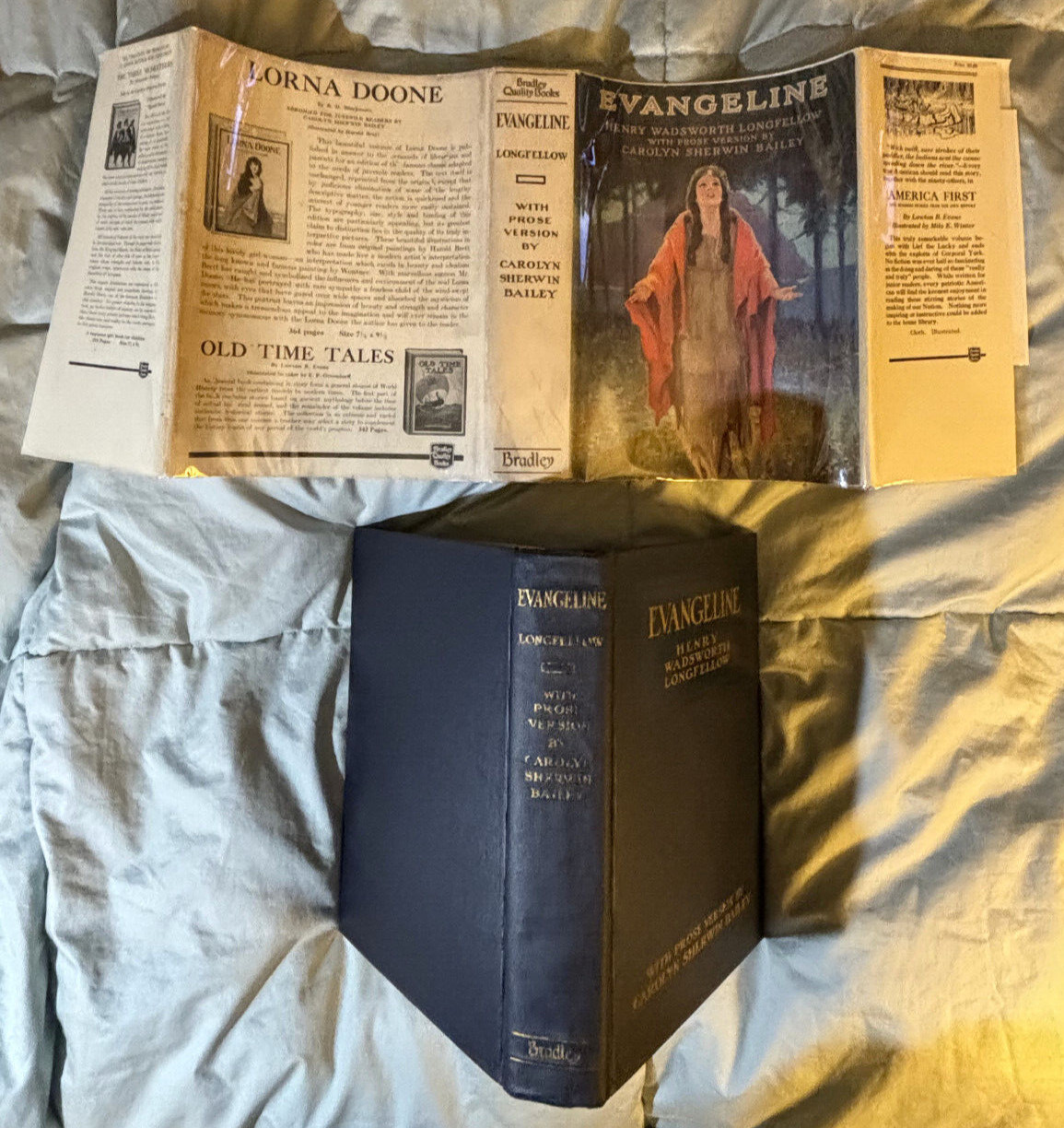 Evangeline by Longfellow photoplay edition DJ 1922 from 1919 film Miriam Cooper