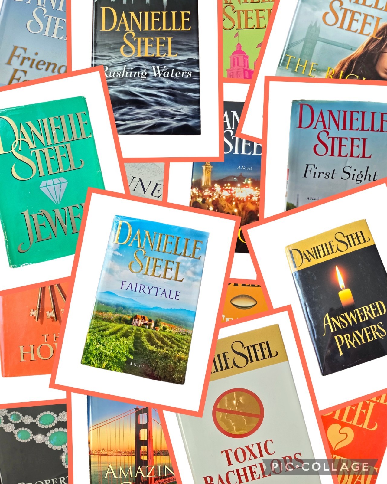 Danielle Steel Bestseller Book Bundle -16 Hardcovers -Good to Like-New Condition