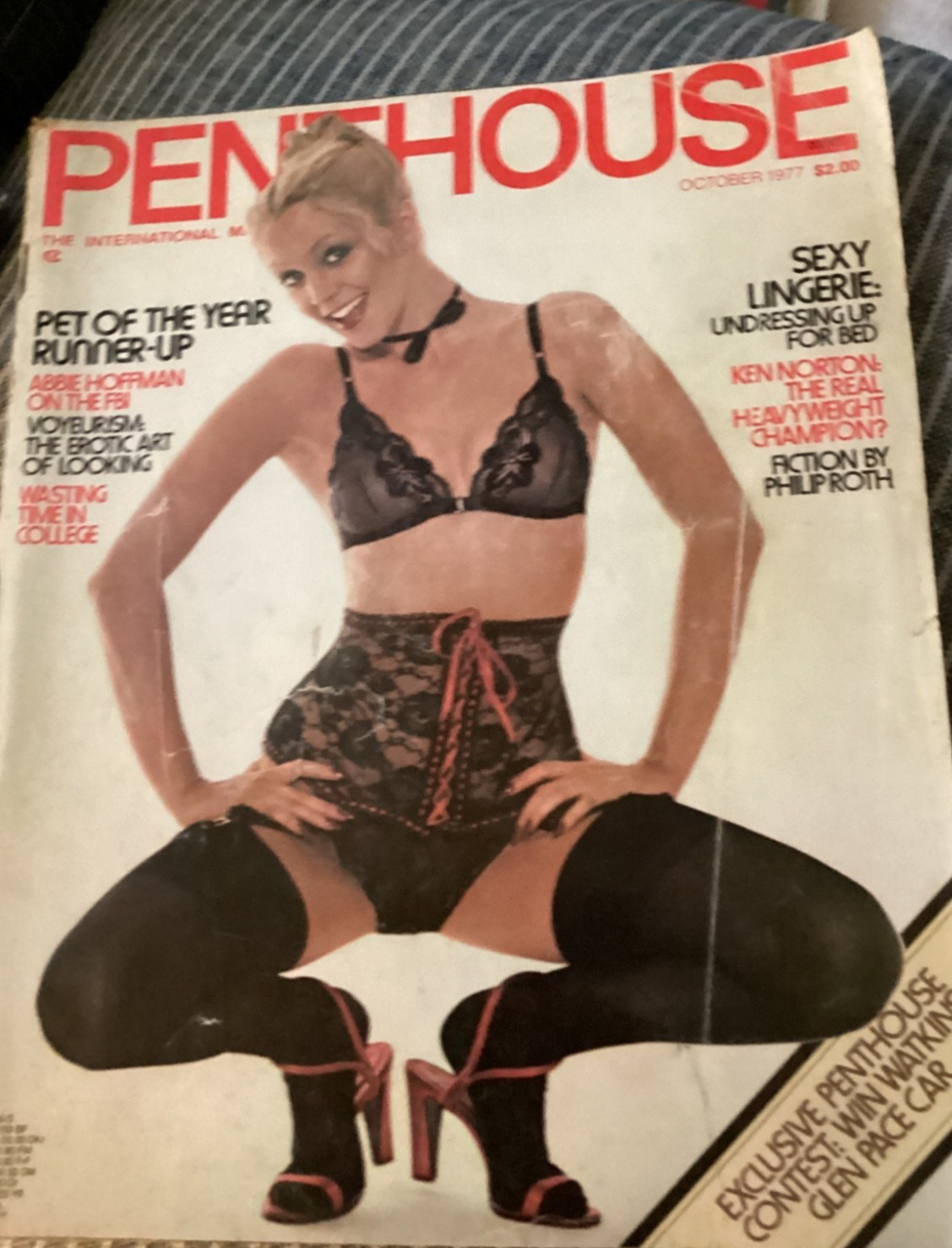 Vintage Penthouse Magazine October 1977