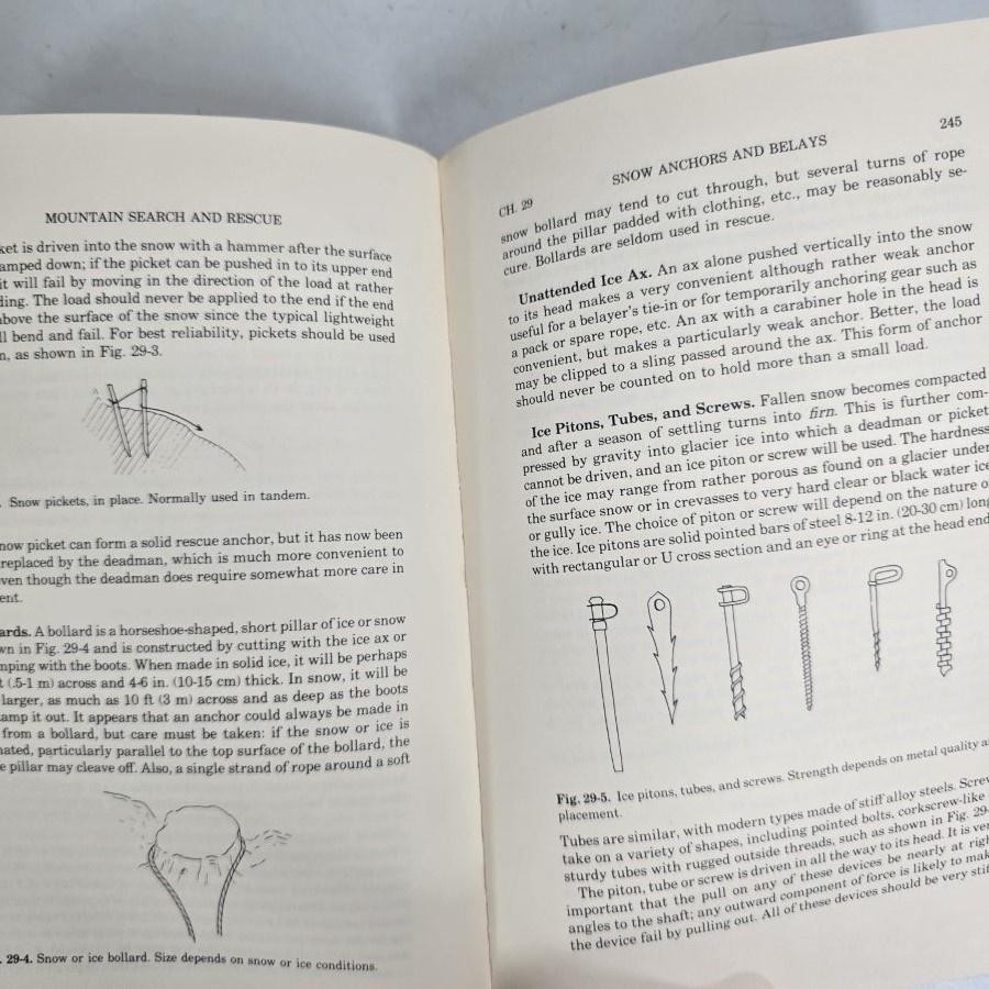 Mountain Search And Rescue Techniques W G May 1972 Rocky Mountains Book Vtg