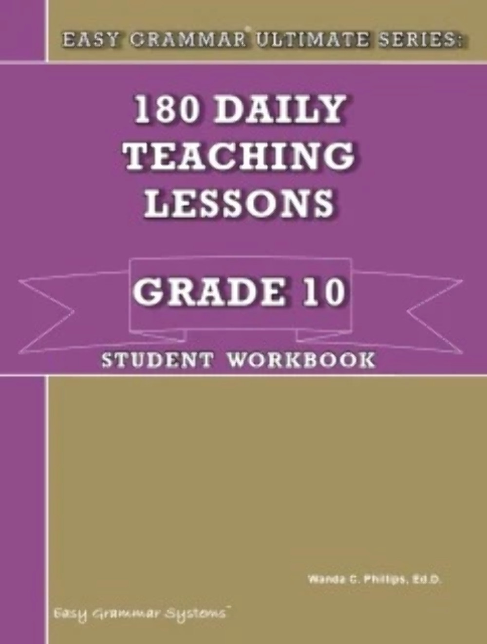 Easy Grammar Ultimate Series: Grade 10 Student Workbook