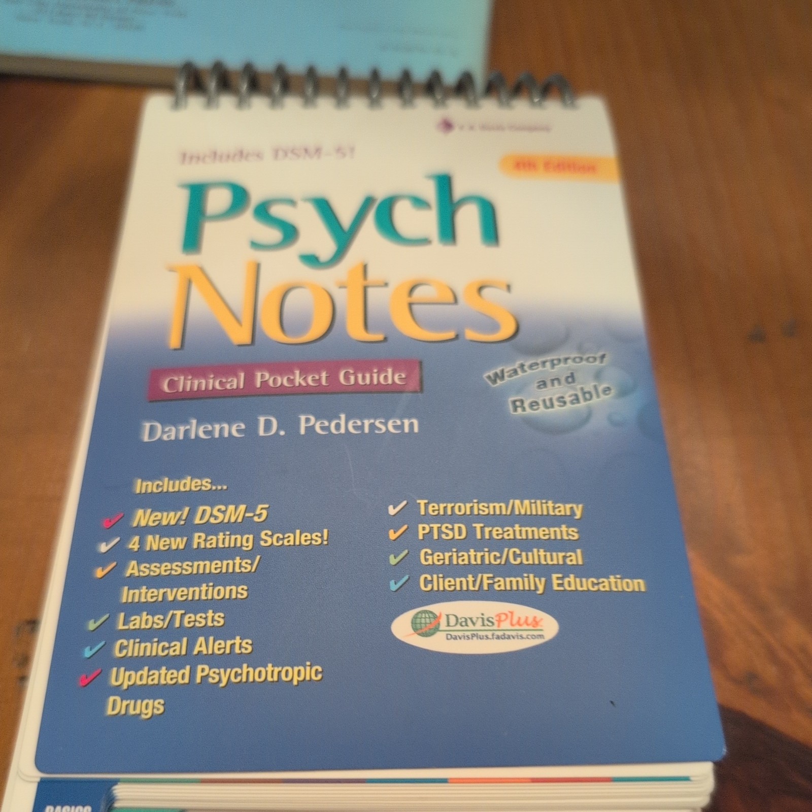 PsychNotes : Clinical Pocket Guide by Darlene D. Pedersen (2013, Spiral)