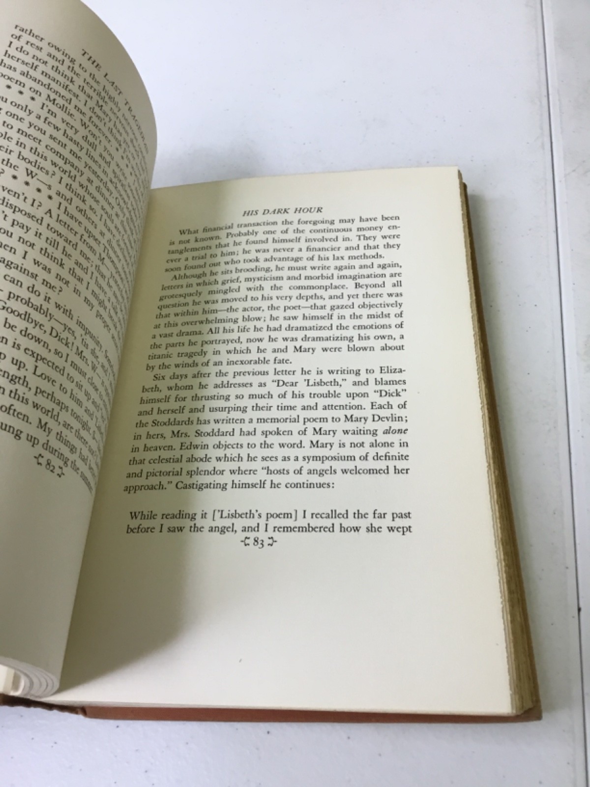 The Last Tragedian. Skinner. 1939 HC, Illustrated, X-Library