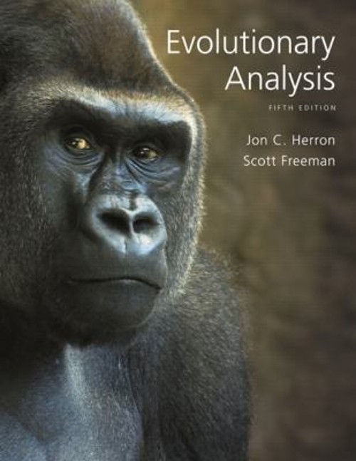 Evolutionary Analysis Hardcover Scott, Herron, Jon Freeman